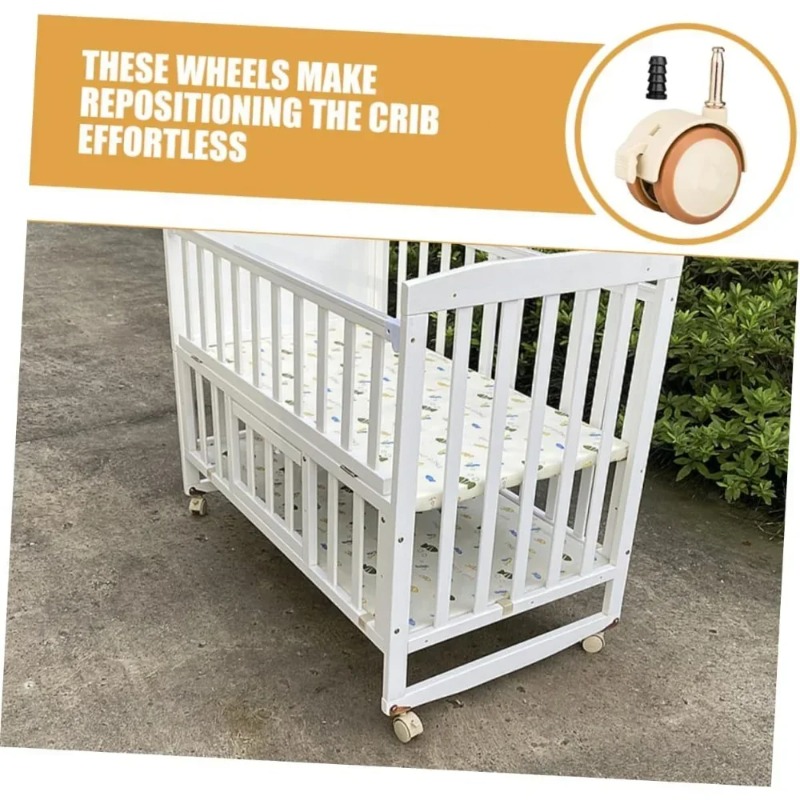 2/4/6/8Pcs Swivel Caster Cabin - огляд і ціна Baby Nursery Trolley