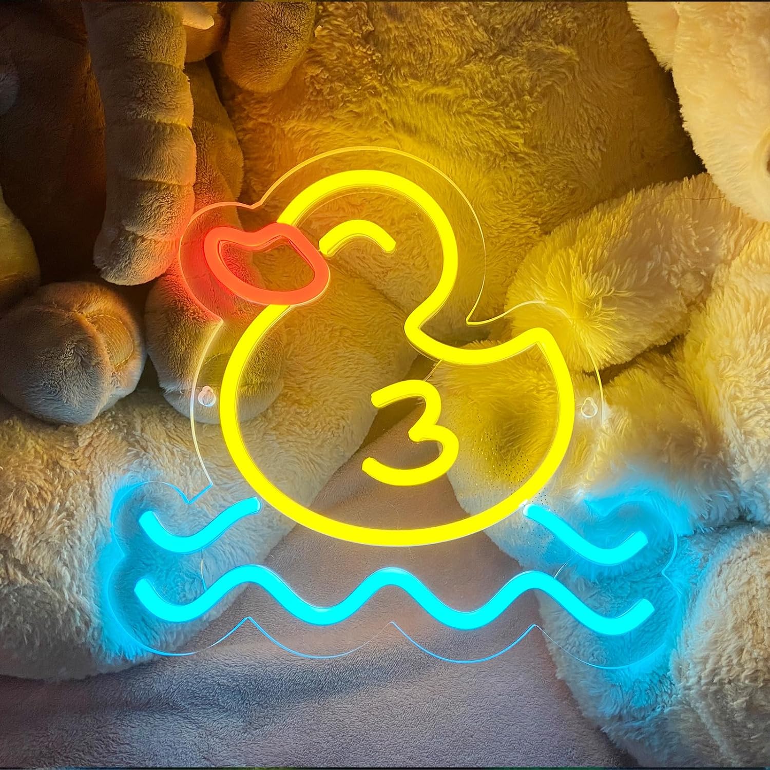 Duck  Neon Sign LED Wall Art U - огляд і ціна Baby Nursery Wall Lights
