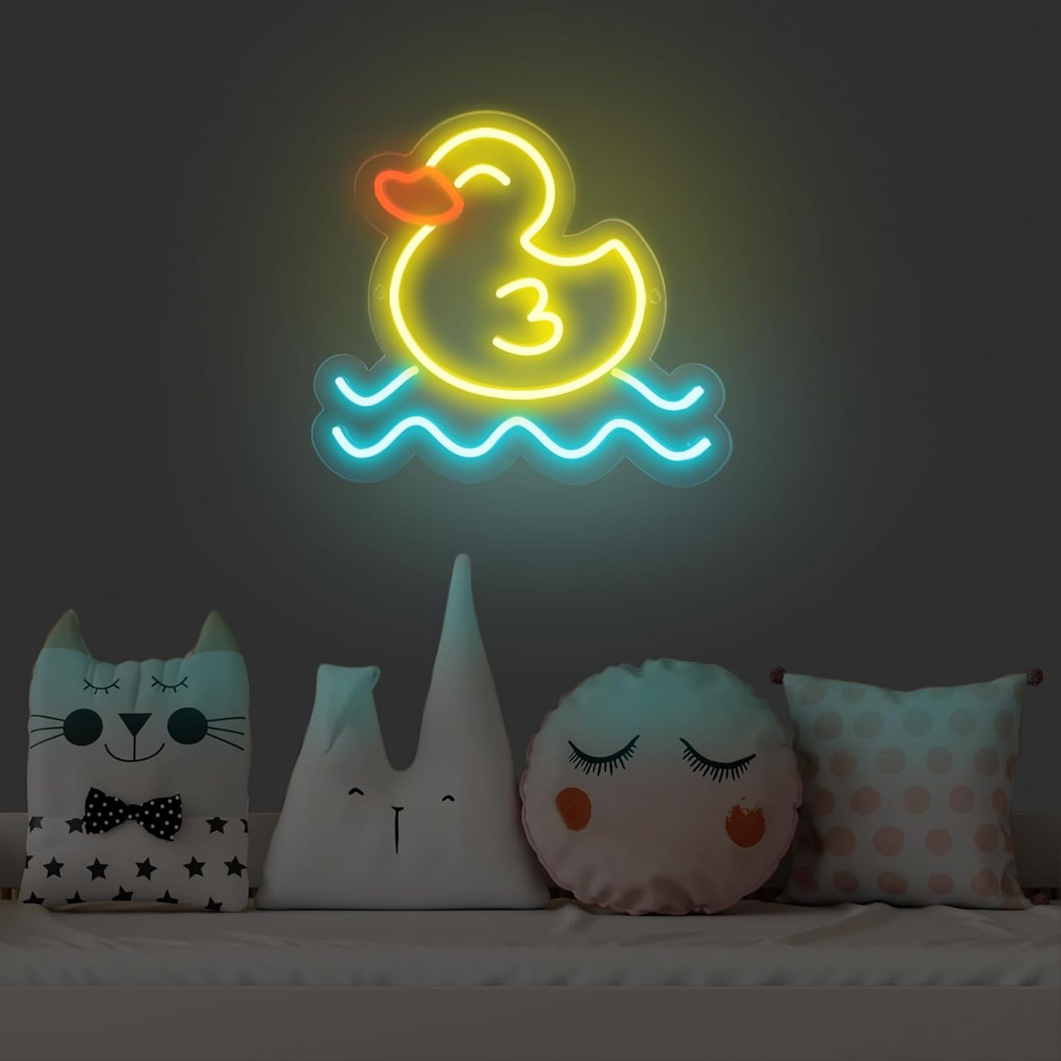 Duck  Neon Sign LED Wall Art U - огляд і ціна Baby Nursery Wall Lights