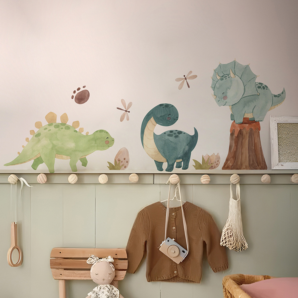 Dinosaur Wall Decals, Dino Alp - огляд і ціна Baby Nursery Decor Girl